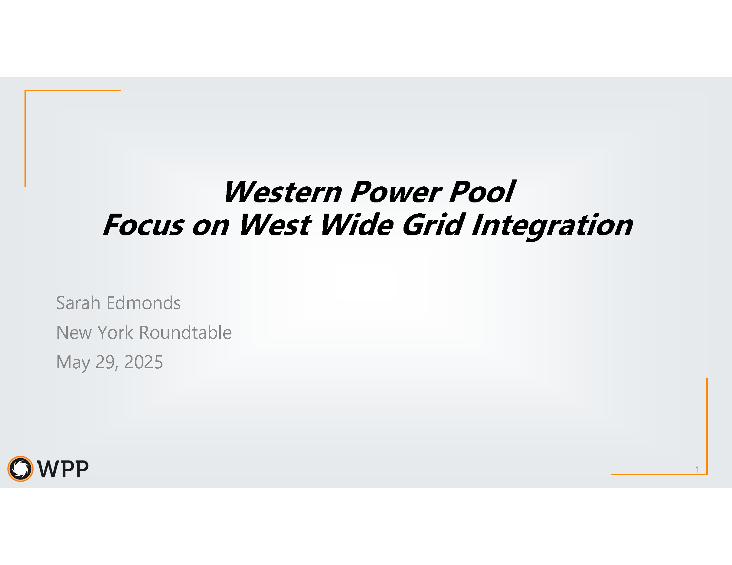 WPP Presentation